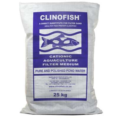 Pratley Clinofish 25kg zeolite filter media for koi pond filters