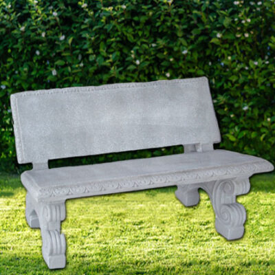 Concrete garden furniture