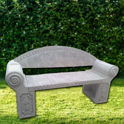 Concrete garden furniture