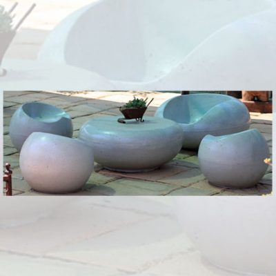 Bubble Chair & Ball Chair with Table