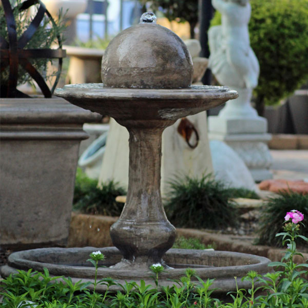 Small garden fountain