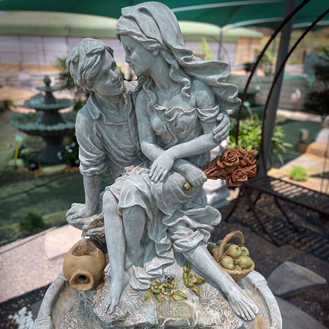 Boy and Girl water Feature