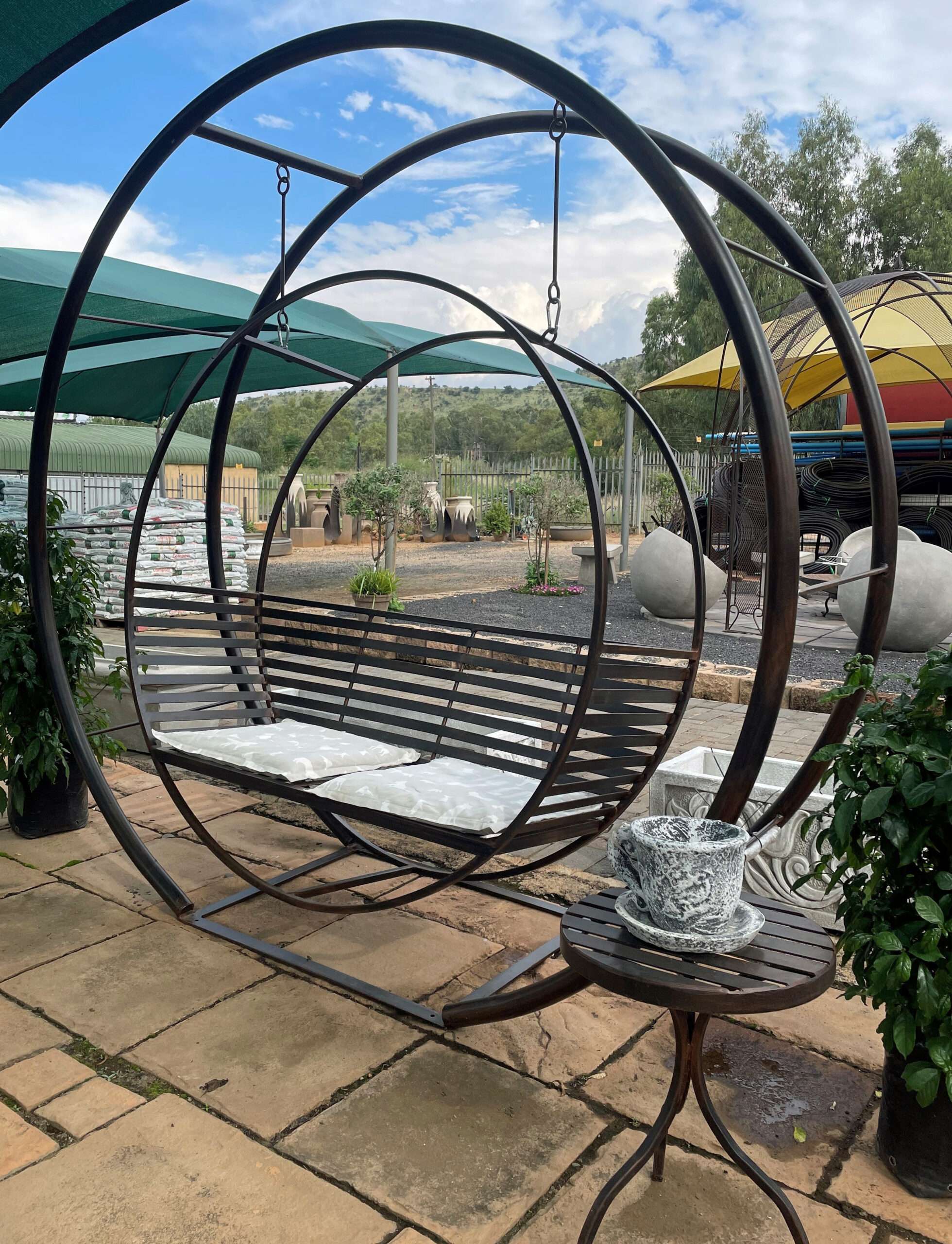 Steel Garden Bench